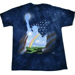 The Mountain Mens Statue Of Liberty Landscape Fill Shirt New Large